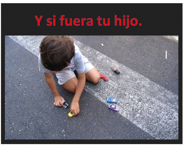 Niño peligro