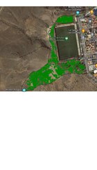 Jardin alrededor del campo de futbol Jorge Pulido