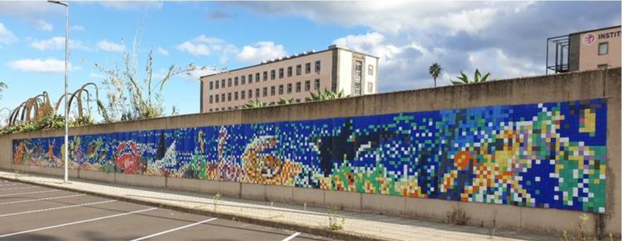 Mural Pixel ART Universidad de Las Palmas de Gran Canaria (Nov20)