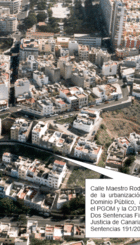 IMAGEN AEREA DE LA CALLE MAESTRO RODÓ