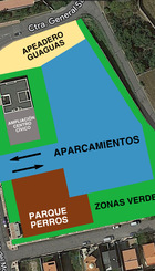 Mapa usos terreno Centro Cívico 