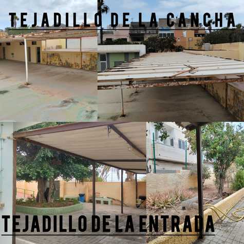 Tejadillos y Muro Centro de Recursos Las Coloradas