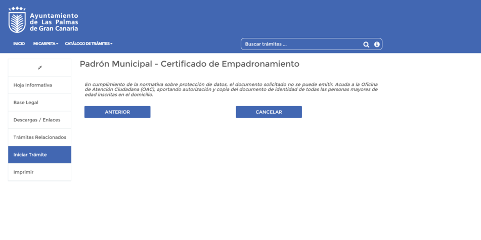 Imagen de la sede electrónica